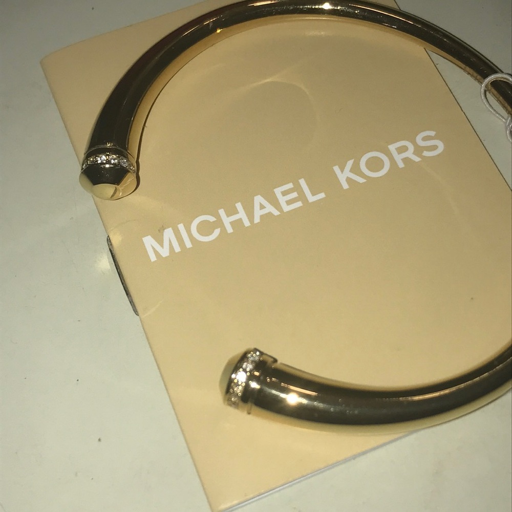 Michael kors gold bangle bracelet